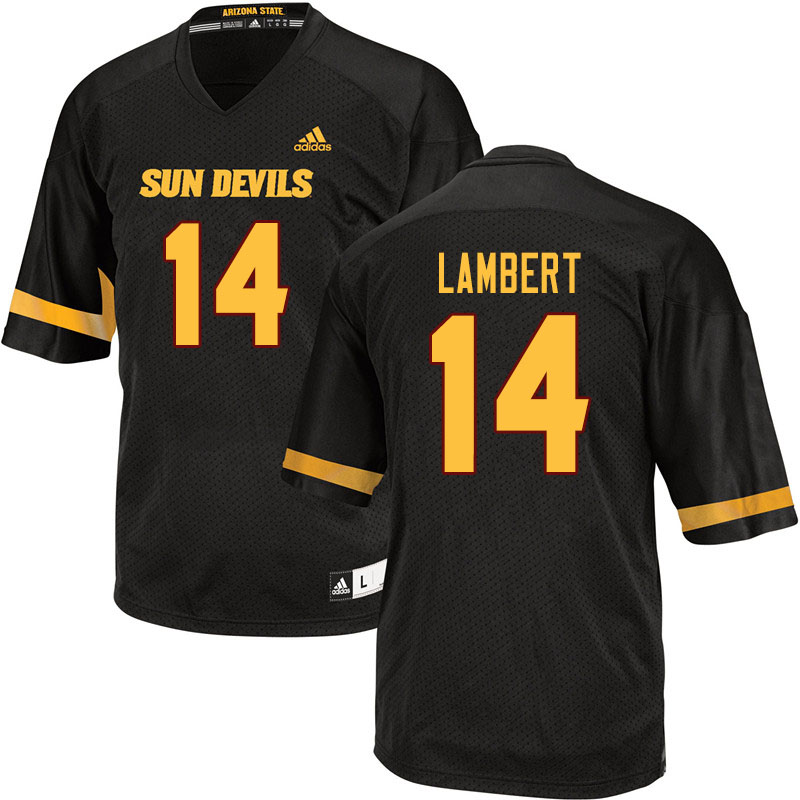 Men #14 Stanley Lambert Arizona State Sun Devils College Football Jerseys Sale-Black - Click Image to Close